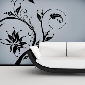 Fleurs d&eacute;coratives en vinyle