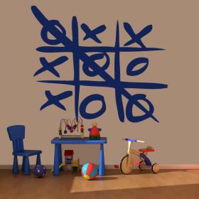 D&eacute;coratif vinyl TIC-TAC-TOE