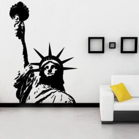 Statue d&eacute;corative de vinyle de la libert&eacute; j'ai