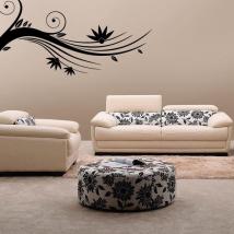 Stickers Floral branche murs