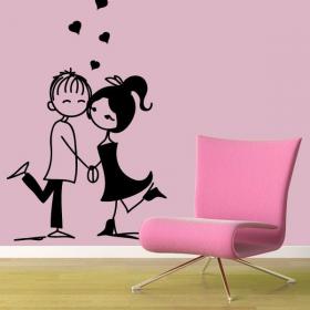 Stickers muraux amour