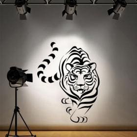 Vinyle d&eacute;coratif tigre
