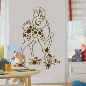 Vinyle d&eacute;coratif faon Bambi