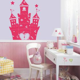 D&eacute;corer les murs de Ch&acirc;teau de princesse