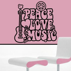 Amour et paix décoration murs