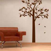 Décorer murs arbre automnal