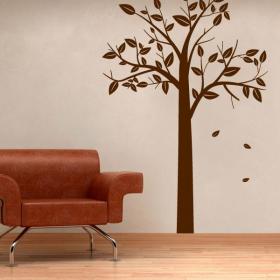 D&eacute;corer murs arbre automnal