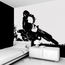 Décorer les murs de Motocross