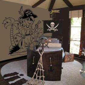 Décorer de pirate pour bébé de murs
