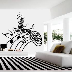 Personnel de musique vinyle décoratif