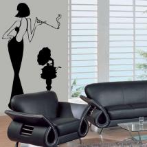 Femme mur de décoration Vintage