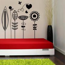 Charme de vinyle décoratif fleur French 410