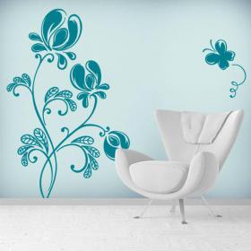 Sticker Floral de tendresse