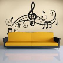 Détail Musical vinyles décoratifs