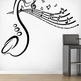 Révélation musicale de vinyles décoratifs