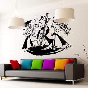 Panneaux luminescents divisant fluowall Picasso Jazz