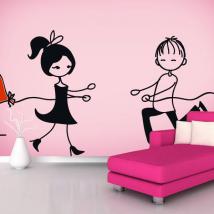 Vinyle décoratif amoureux au premier regard
