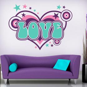 Amour de vinyle décoratif