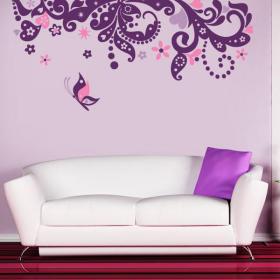 Vinyle d&eacute;coratif Floral Fantasy