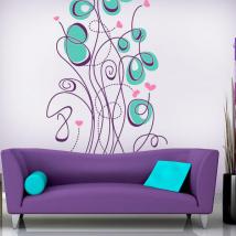 Cœurs et fleurs de vinyl