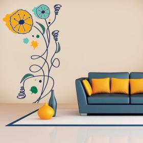 Couleur de vinyl fleur nature