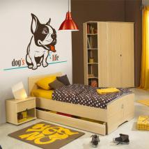 Décoratif vinyl vie de chien
