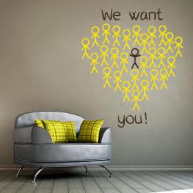 French phrases vinyle We Want You