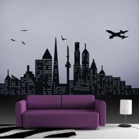 Ville de vinyle d&eacute;coratif