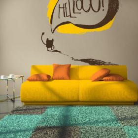 Décoratif vinyl Stickers Hello