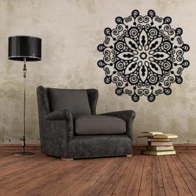 Rosette décorative de vinyle