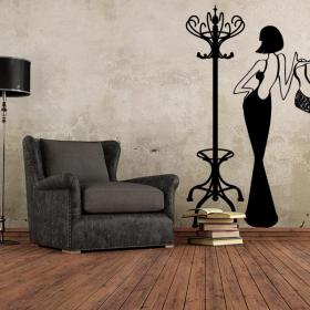 Portemanteau décoratif ou vinyle Vintage Hanger