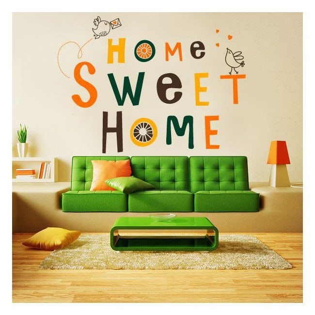 Du00e9coratif vinyl et autocollant Home Sweet Home