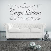 Autocollants en vinyle décoratif Carpe Diem