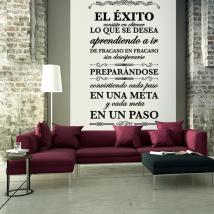 Succès de citations et phrases vinyle décoratif