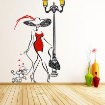 Décoratif vinyl femme Glamour