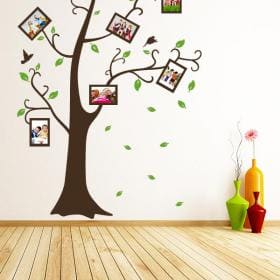 Autocollants muraux photos de famille arbre