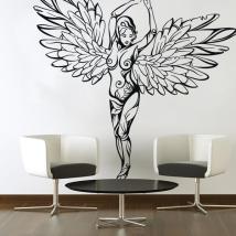 Sticker ange Tribal