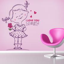 Pour enfants en vinyle phrases I Love You So Much