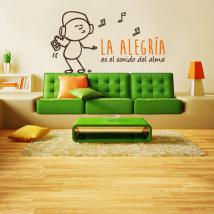 Panneaux luminescents divisant fluowall Alegria phrases