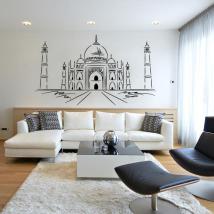 Panneaux luminescents divisant fluowall Taj Mahal