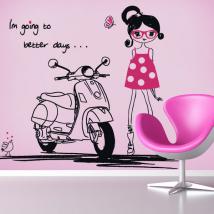 Expression de vinyle décoratif Better Days