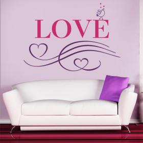 Amour de vinyle d&eacute;coratif