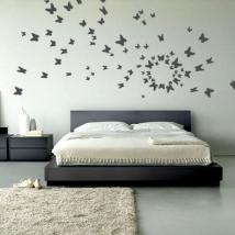 Papillons décoratifs vinyle à la volée