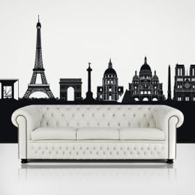 Luminescent panneaux séparation fluowall Paris Skyline