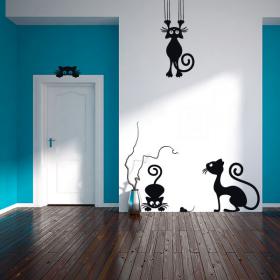 Panneaux luminescents divisant fluowall chats