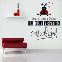Décoratif vinyl phrases romantiques sont et seront