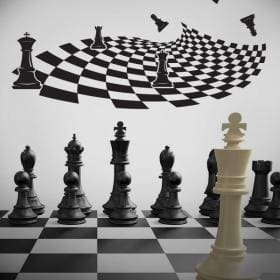 &Eacute;checs de vinyle d&eacute;coratif adh&eacute;sif