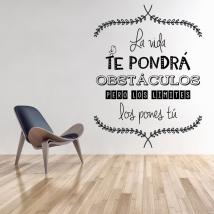 Décorez les citations des murs de la vie