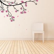 Vinyles de fleur ou le japonais Sakura cerisiers
