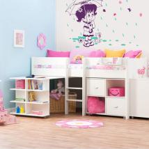 Pluie de vinyle et de papillons pour enfants